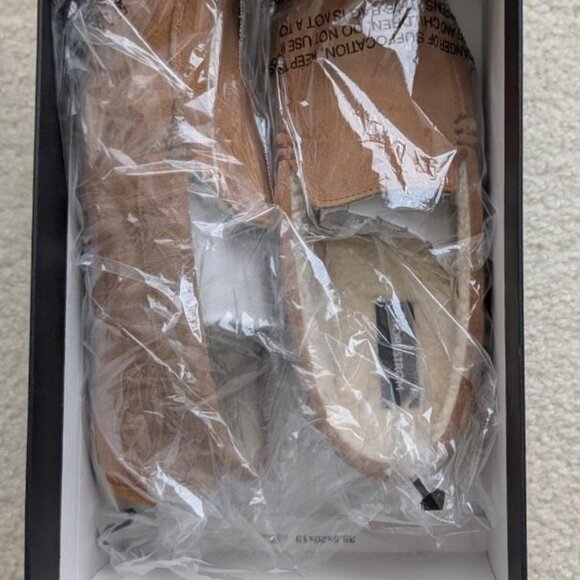 NIB New Nordstrom MICAH Suede Moccasin Slippers in Chestnut, Men’s Size 9-10 - Picture 11 of 16
